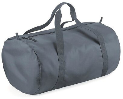 Bagbase Sporttas/weekendtas - grijs - 32 liter - Reistas - 50 x 30 x 26 cm - polyester - 1 compartiment