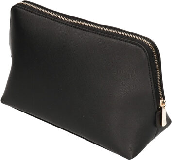 Bagbase Toilettas - zwart - met rit - 25 cm - luxe make-up tas