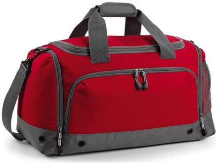 Bagbase Weekendtas/sporttas rood/grijs 30 liter - Sporttassen