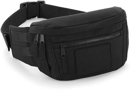 Bagbase Zwarte heuptas/buideltas - groot - voor volwassenen