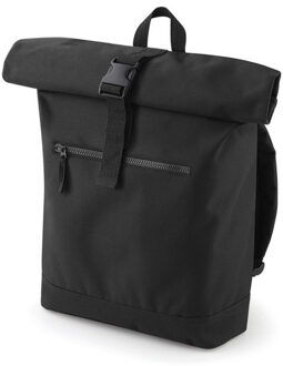 Bagbase Zwarte roll-top rugzak 20 liter