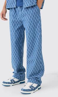 Baggy Jeans Met Elastische Taille, Light Blue - 30R