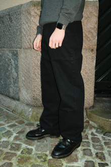 Baggy jeans - zwarte denim - 33W/32L