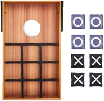 Baggy mdf dubbelzijdig bordspel Bruin/groen - One size