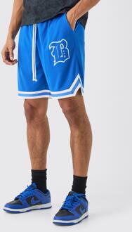 Baggy Mesh B Basketbal Shorts, Cobalt - L