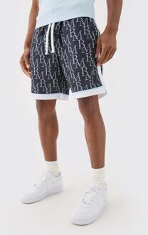 Baggy Mesh Bm Basketbal Shorts, Black - L