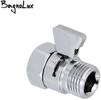 Bagnolux Nieuw Gepolijst Chroom Douchekop Afsluiter Messing Met Messing Handvat