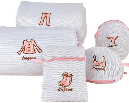 Bags For Washing Bra Socks Underwear Mesh Zippered Lingerie Laundry Bag Washing Machine Dirty Laundry Bags For Clothes Wash Kit