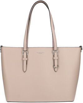 Bags Shopper beige cream schooltas damestas - H 27 x B 40 x D 14 cm