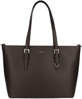 Bags Shopper brown schooltas damestas Bruin - H 27 x B 40 x D 14 cm