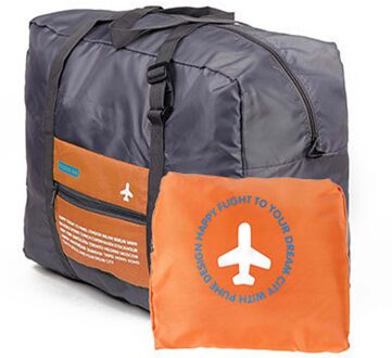 BagVogue Mode Waterdichte Reistas Grote Capaciteit reis duffle Vrouwen Nylon Opvouwbare Tas Unisex Mannen Bagage Reizen Handtassen Oranje