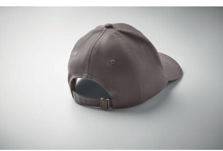 Bahama's katoen 6 paneel baseball cap - maat One size Grijs