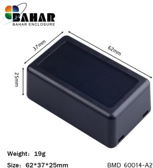 Bahar Desk-top elektronica plastic ABS 5 stuks behuizing van Bahar Behuizing 62*37*25mm BMD60014 A2