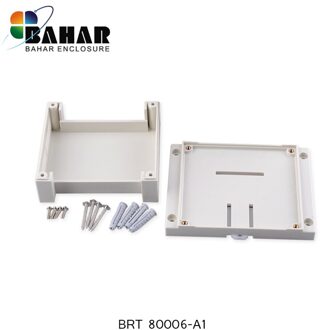Bahar wandmontage Elektronica Project Case din rail project doos plastic elektronische Junction Box din rail 1 Stuk BRT80006-A1