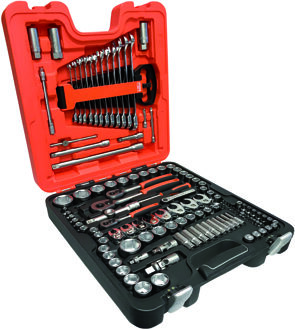 Bahco 1/4' - 3/8' -1/2' Square Drive Doppenset met Combinatie Ratelsleutelset - 137 stuks - S137