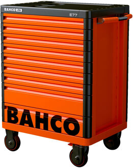 Bahco 1477K9 | E77 Premium Gereedschapswagen | Oranje | 9 Lades - 1477K9