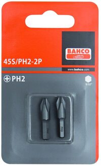 Bahco 2xbits ph 2 25 mm 5/32" | 45S/PH2-2P