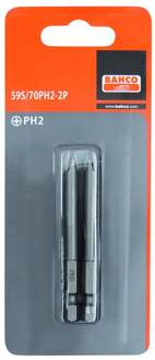 Bahco 2xbits ph2 70mm 1/4" standard | 59S/70PH2-2P