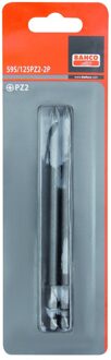 Bahco 2xbits pz2 125mm 1/4" standard | 59S/125PZ2-2P
