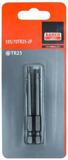 Bahco 2xbits tr25 70mm 1/4" standard | 59S/70TR25-2P