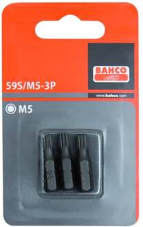 Bahco 3xbits xzn m5 25mm 1/4" standard | 59S/M5-3P