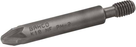 Bahco Bit met schroefdraadverbinding M6 | voor Phillips schroeven | PH2 x 44.5 mm - K18PH-2M6