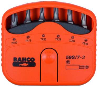 Bahco bits set 7pcs tr10-tr40 | 59S/7-3