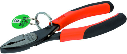 Bahco Combinatietang ERGO™ | met veiligheidsring | tweecomponentengreep | gefosfateerd | 180 mm - TAH2628G-180