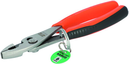 Bahco Combinatietang | met veiligheidsring | tweecomponentengreep | gelakt | 200 mm - TAH2970G-200