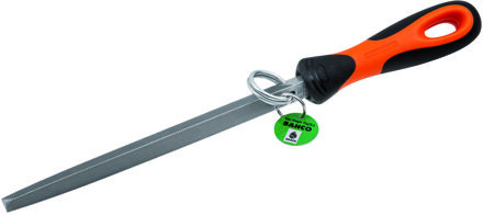 Bahco Driekante vijl ERGO™ | met veiligheidsring |met hecht | basterd | 200 mm - TAH1-170-08-1-2