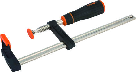 Bahco F-klem | lijmklem | met rubber handgreep | 200 mm x 50 mm - 420SH-50-200