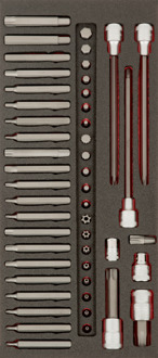 Bahco Foaminlay Fit&Go 1/3 met bitset - 49-delig - retailverpakking - FF1E2503EH