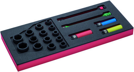 Bahco Foaminlay Fit&Go 1/3 met doppen en wringijzers - 6-delig - FF1E5006