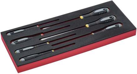Bahco Foaminlay Fit&Go 1/3 met schroevendraaiers | ERGO | gleuf en Phillips - 7-delig - FF1E1002