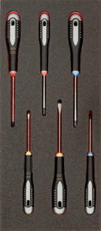 Bahco Foaminlay Fit&Go 1/3 met schroevendraaiers | ERGO | gleuf | Phillips en Pozidriv - 6-delig - retailverpakking - FF1E1012EH