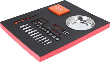 Bahco Foaminlay Fit&Go 2/3 met doppen en toebehoren 1/4" | bits en magnetische schaal - 53-delig - FF1F2002