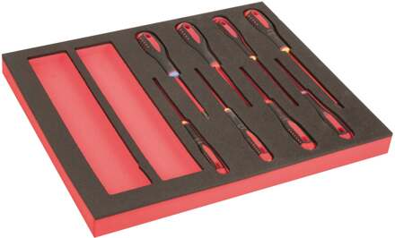 Bahco Foaminlay Fit&Go 2/3 met met schroevendraaiers | ERGO | geïsoleerd | gleuf | Phillips en Pozidriv - 8-delig - FF1F1006