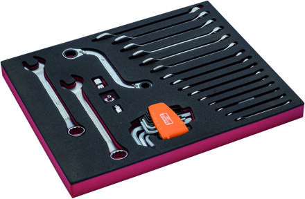 Bahco Foaminlay Fit&Go 2/3 met sleutels - 30-delig - FF1F3003