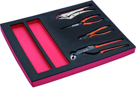 Bahco Foaminlay Fit&Go 2/3 met tangen - 4-delig - FF1F4003