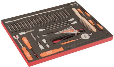Bahco Foaminlay Fit&Go 3/3 met diverse gereedschappen - met lasermarkering - 60-delig - FF1A225LM