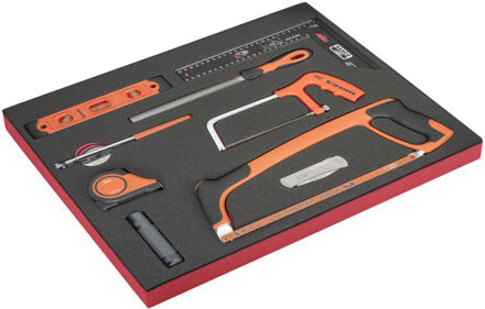 Bahco Foaminlay Fit&Go 3/3 met meet- en snijgereedschap - 9-delig - FF1A115