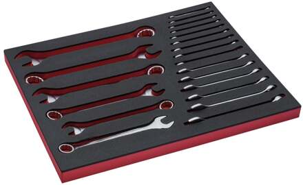 Bahco Foaminlay Fit&Go 3/3 met ringsteeksleutels - 21-delig - FF1A3001