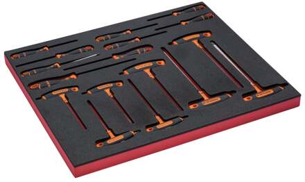 Bahco Foaminlay Fit&Go 3/3 met schroevendraaiers - 17-delig - FF1A133