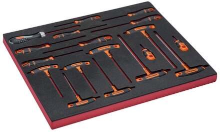 Bahco Foaminlay Fit&Go 3/3 met schroevendraaiers - 18-delig - FF1A139