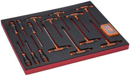 Bahco Foaminlay Fit&Go 3/3 met schroevendraaiers - 45-delig - FF1A71