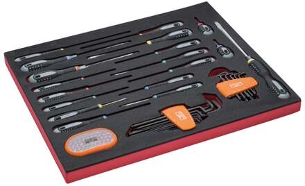 Bahco Foaminlay Fit&Go 3/3 met schroevendraaiers | inbussleutels en bits - 66-delig - FF1A1005