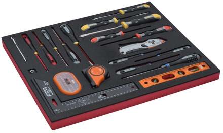 Bahco Foaminlay Fit&Go 3/3 met schroevendraaiers | meetgereedschap en bits - 50-delig - FF1A66
