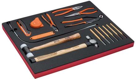 Bahco Foaminlay Fit&Go 3/3 met slaggereedschap | snijgereedschap | tangen en rolbandmaat - 25-delig - FF1A82