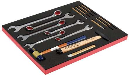 Bahco Foaminlay Fit&Go 3/3 met sleutels en slaggereedschap | 16-delig - FF1A5017