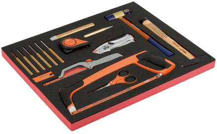 Bahco Foaminlay Fit&Go 3/3 met snij- | slag- en meetgereedschap - 15-delig - FF1A143
